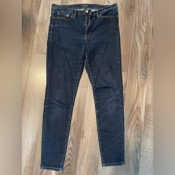 Banana republic dark wash skinny jeans - Picture 1 of 2